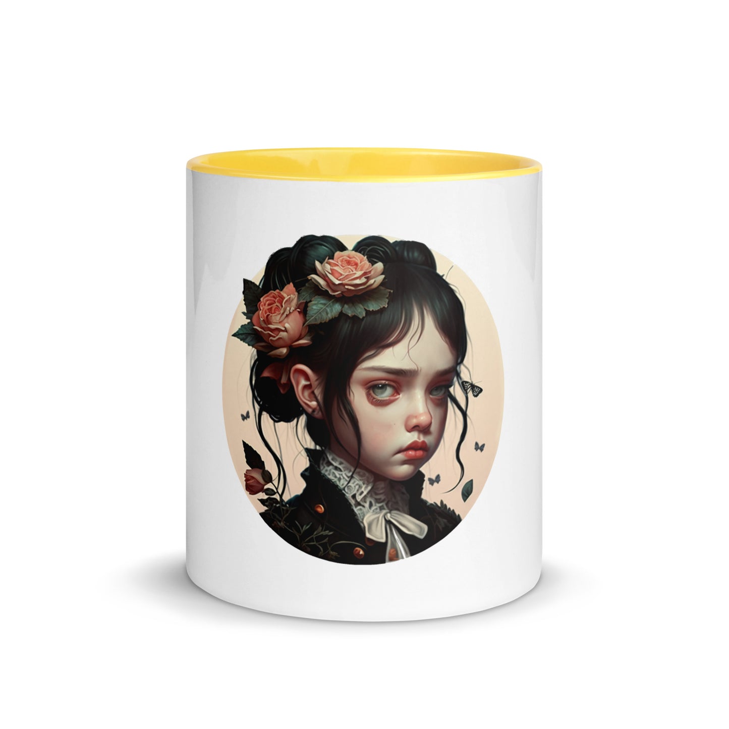Dark Heart City “Beautiful” Mug with Color Inside