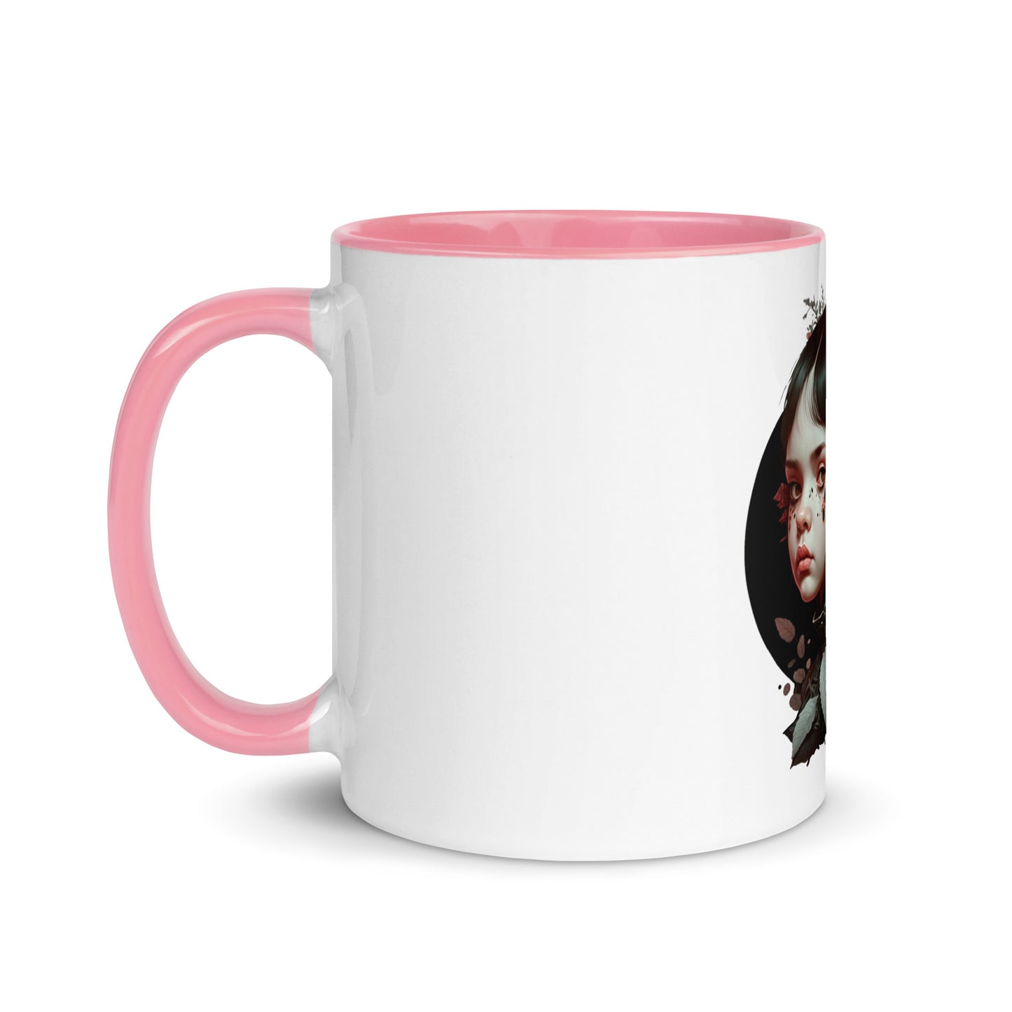 Dark Heart City “Kawaii Goth Girl” Mug with Color Inside