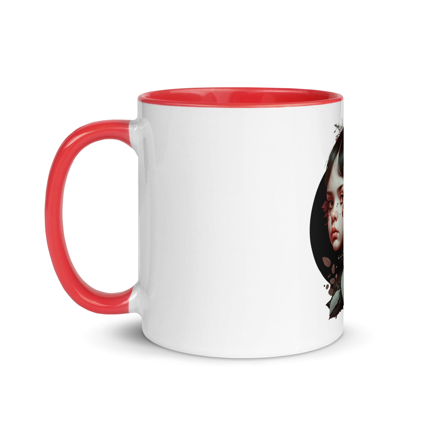 Dark Heart City “Kawaii Goth Girl” Mug with Color Inside