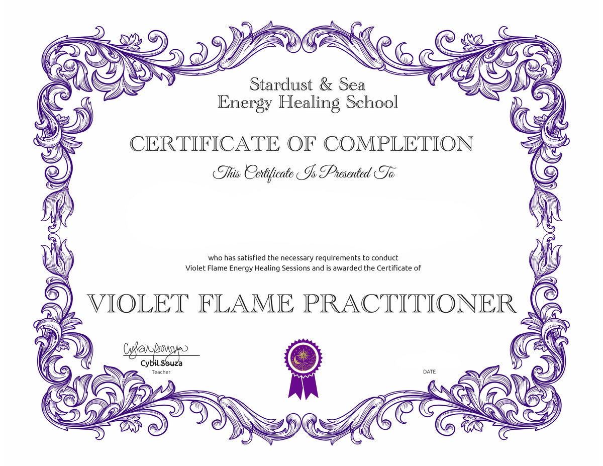 VIOLET FLAME PRACTITIONER CERTIFICATION