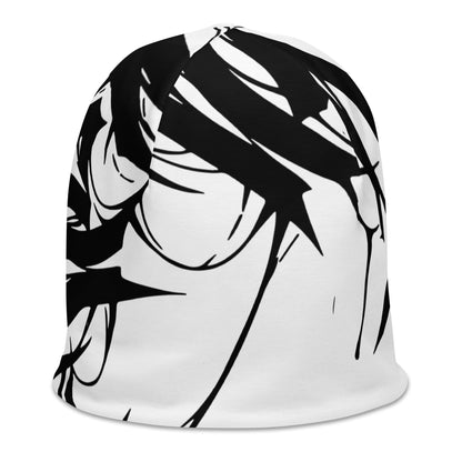 Dark Heart City “No No No No” - All-Over Print Beanie