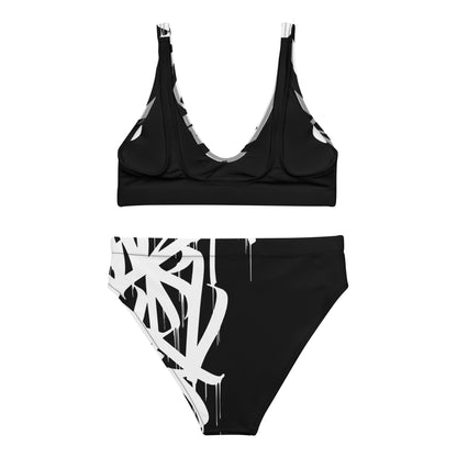 Dark Heart City “Namaste” -  Recycled high-waisted bikini