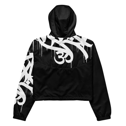 Dark Heart City “Namaste” Women’s cropped windbreaker