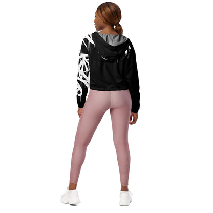Dark Heart City “Namaste” Women’s cropped windbreaker