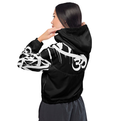 Dark Heart City “Namaste” Women’s cropped windbreaker