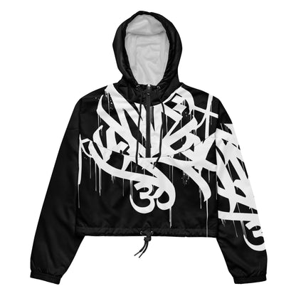Dark Heart City “Namaste” Women’s cropped windbreaker