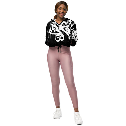 Dark Heart City “Namaste” Women’s cropped windbreaker