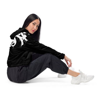 Dark Heart City “Namaste” Women’s cropped windbreaker