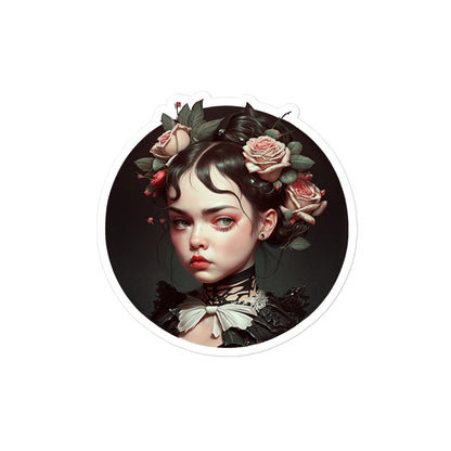 Dark Heart City “Kawaii Victorian Goth Girl” - Sticker