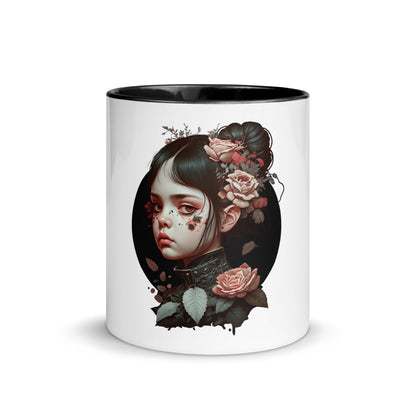 Dark Heart City “Kawaii Goth Girl” Mug with Color Inside