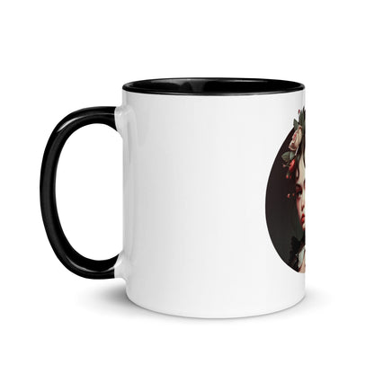Dark Heart City “Victorian Goth Girl” Mug with Color Inside