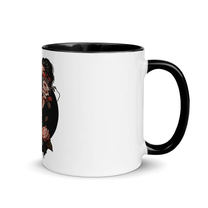 Dark Heart City “Kawaii Goth Girl” Mug with Color Inside