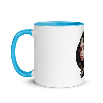Dark Heart City “Kawaii Goth Girl” Mug with Color Inside