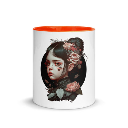 Dark Heart City “Kawaii Goth Girl” Mug with Color Inside