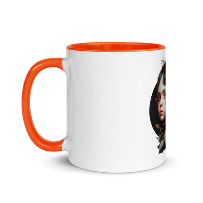 Dark Heart City “Kawaii Goth Girl” Mug with Color Inside