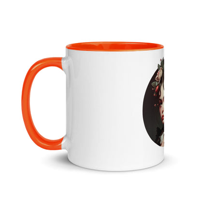 Dark Heart City “Victorian Goth Girl” Mug with Color Inside
