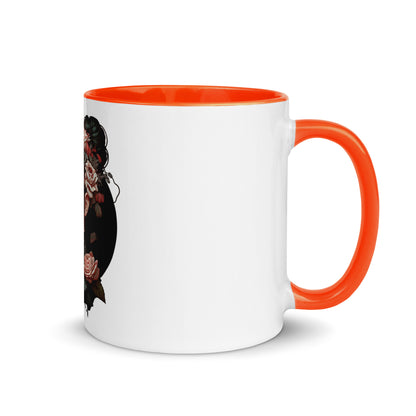 Dark Heart City “Kawaii Goth Girl” Mug with Color Inside