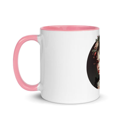 Dark Heart City “Victorian Goth Girl” Mug with Color Inside