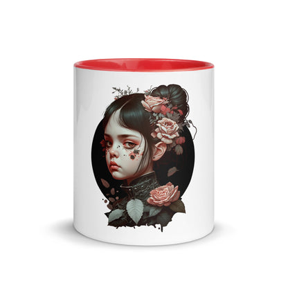 Dark Heart City “Kawaii Goth Girl” Mug with Color Inside