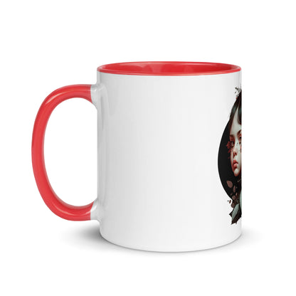 Dark Heart City “Kawaii Goth Girl” Mug with Color Inside