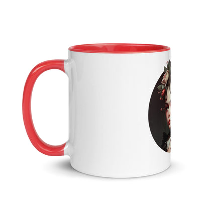 Dark Heart City “Victorian Goth Girl” Mug with Color Inside