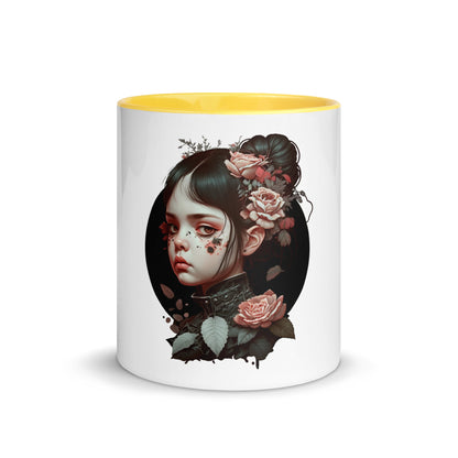 Dark Heart City “Kawaii Goth Girl” Mug with Color Inside