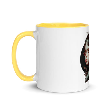 Dark Heart City “Kawaii Goth Girl” Mug with Color Inside