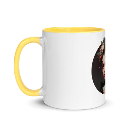 Dark Heart City “Victorian Goth Girl” Mug with Color Inside