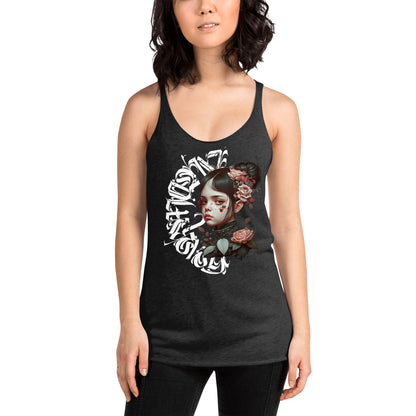 Dark Heart City - Women's Racerback Tank